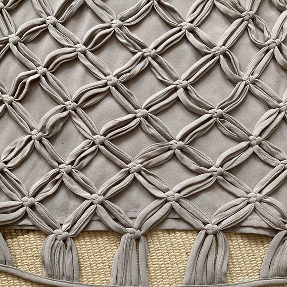 Madison Marcus Front Overlay Knot Silk Dress - Picture 10 of 12